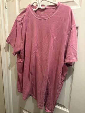 American Eagle Outfitters Mauve/Pink Short-Sleeve Crew Tee
